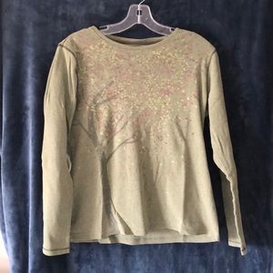 Eddie Bauer printed long sleeve tee